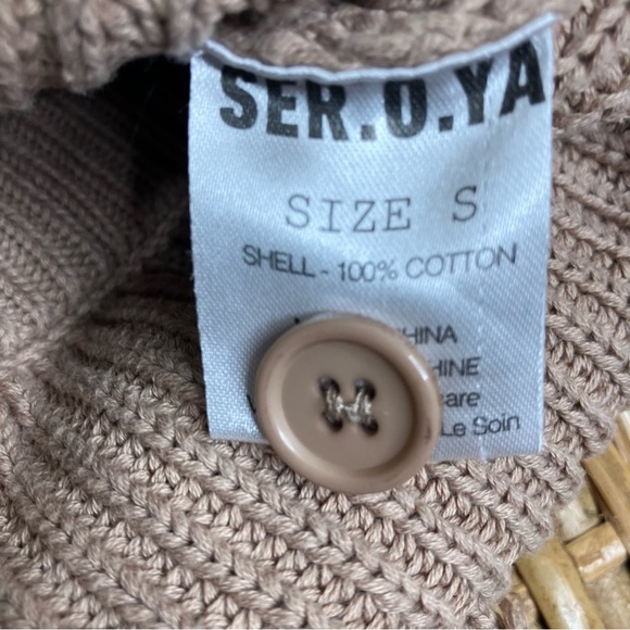SEROYA EMBER TOP CROP TOP KNIT SWEATER - Picture 6 of 7